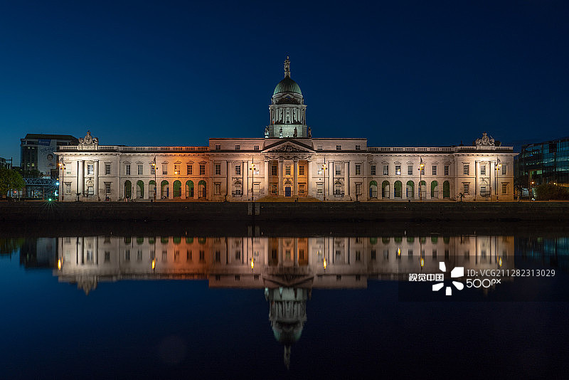 都柏林爱尔兰议会图片素材