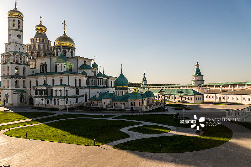 俄罗斯莫斯科附近的新耶路撒冷修道院图片素材