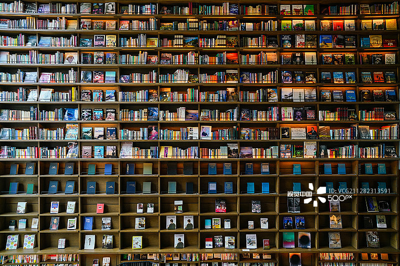大型书架图片素材