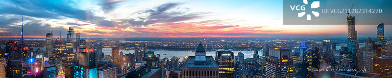 哈德逊河的日落图片素材