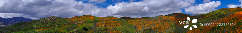 沃克峡谷全景图片素材