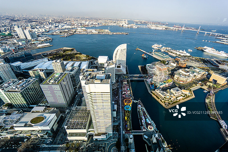 日本横滨城市景观，图片素材