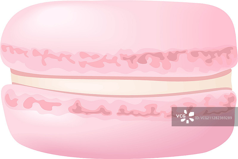 奶油玫瑰马卡龙蛋糕图片素材