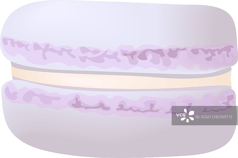 可爱的紫色马卡龙蛋糕图片素材