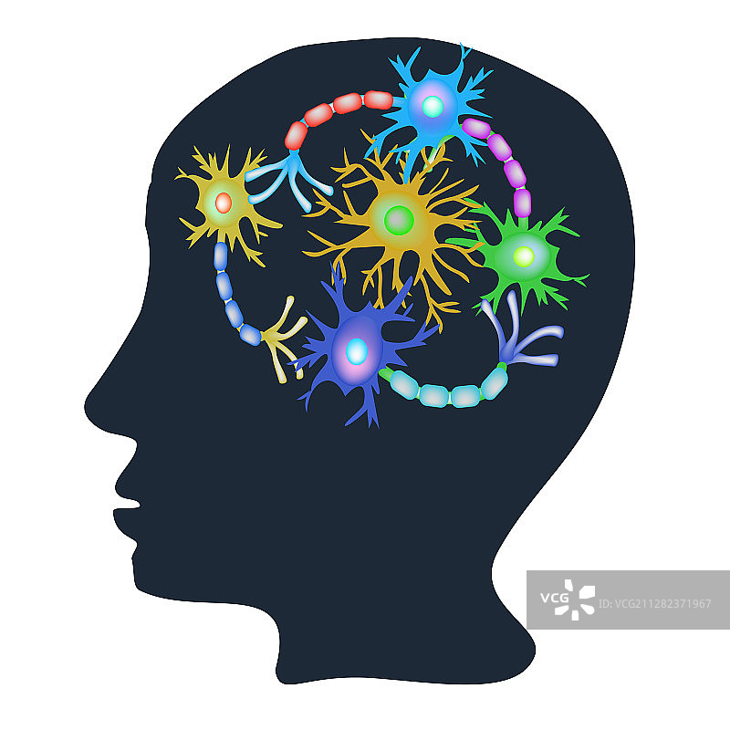 神经元突触神经通信图片素材