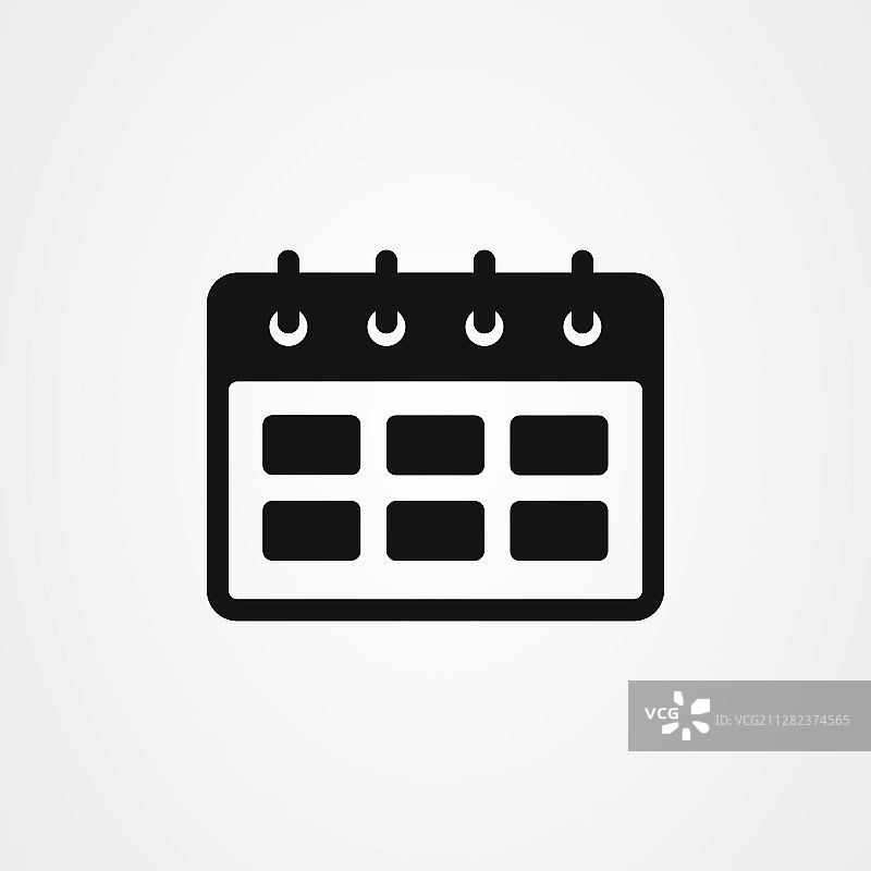 日历图标标志图片素材