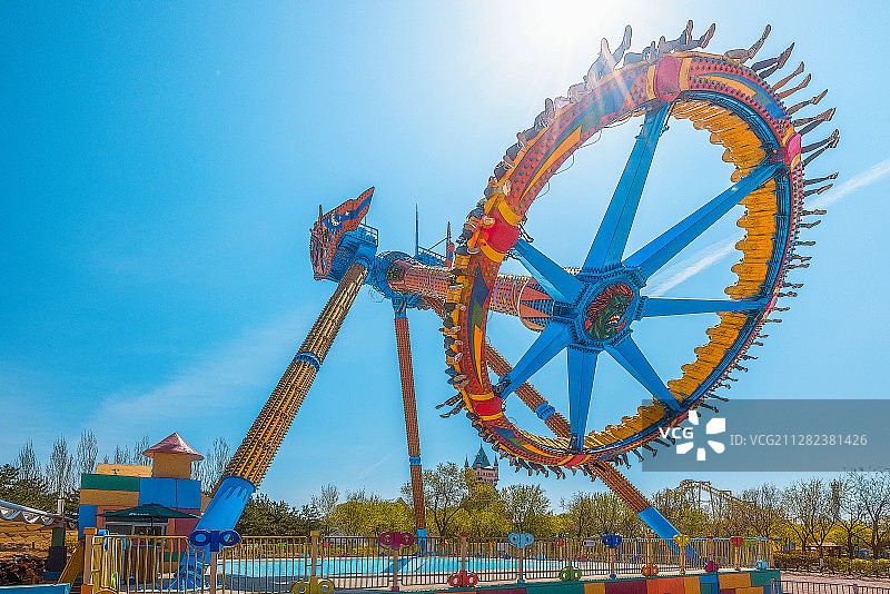 山西省大同市方特欢乐世界游乐园图片素材