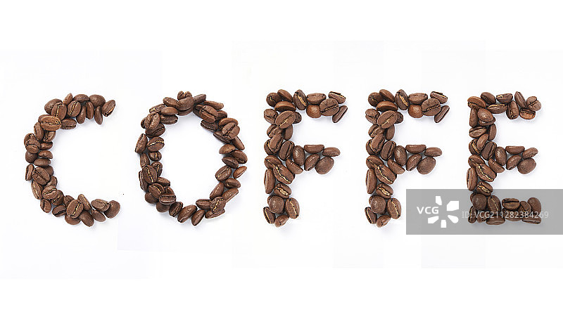 咖啡豆字母coffe图片素材