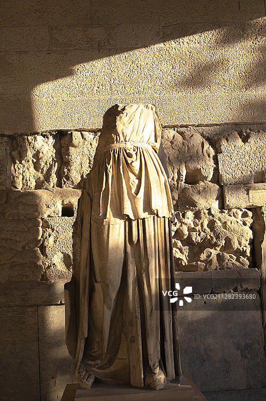 希腊阿塔罗斯柱廊图片素材