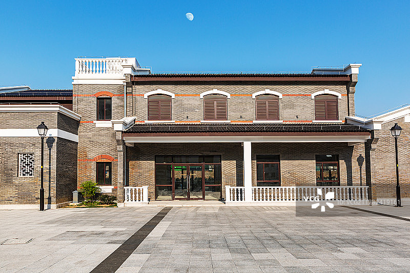 江苏省苏州市民国风格住宅建筑图片素材