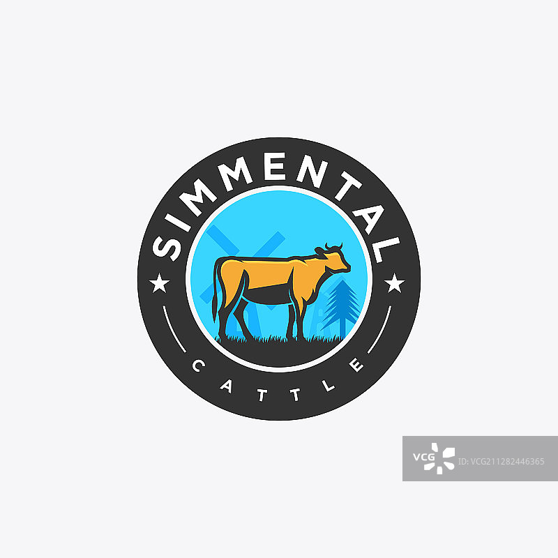 西门塔尔模板图片素材