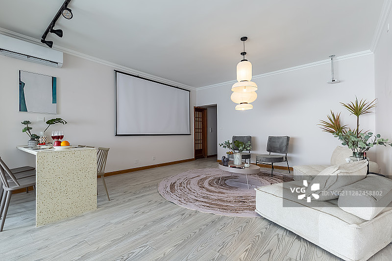 客厅空间灯装饰物图片素材