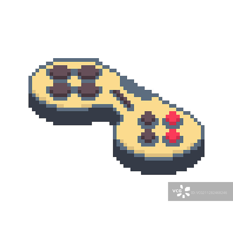 像素风游戏手柄8位复古游戏图片素材