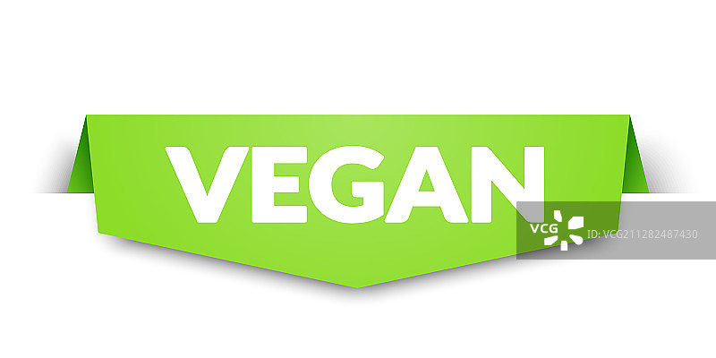 纯素标签和横幅边角图标元素图片素材