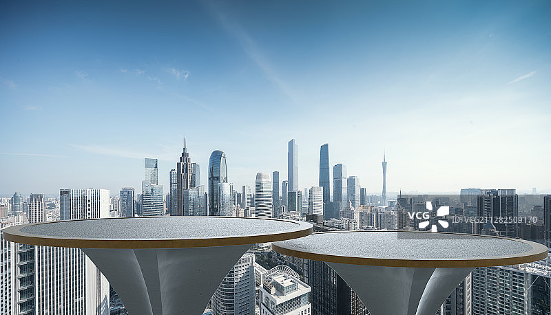 城市观景台图片素材