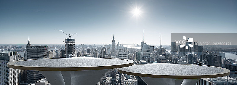 曼哈顿城市观景台图片素材