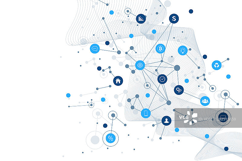 物联网与网络概念图片素材