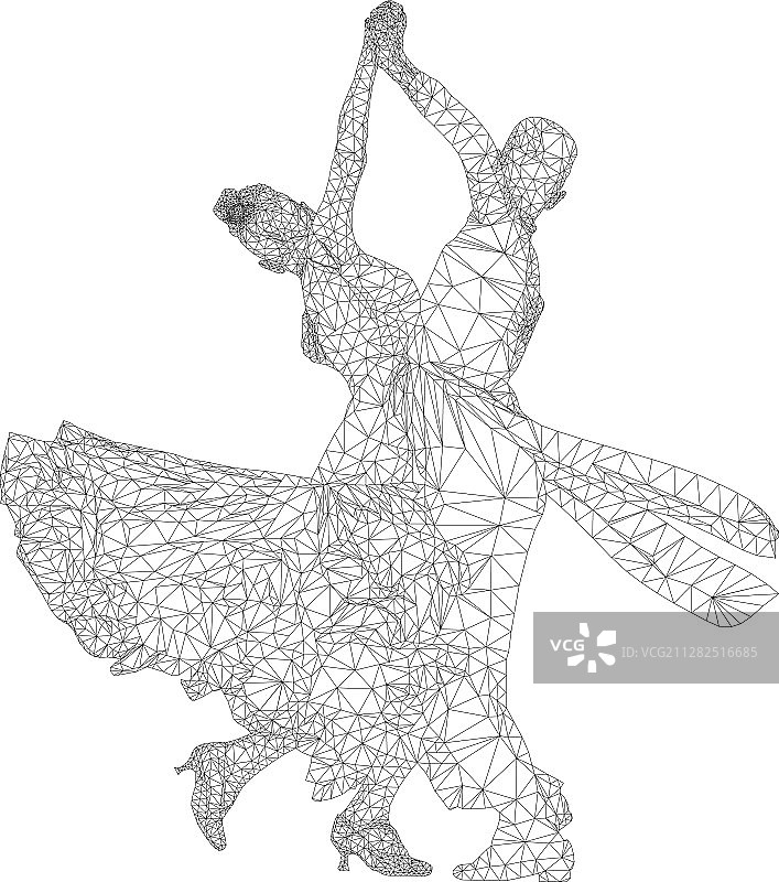 情侣跳交谊舞图片素材