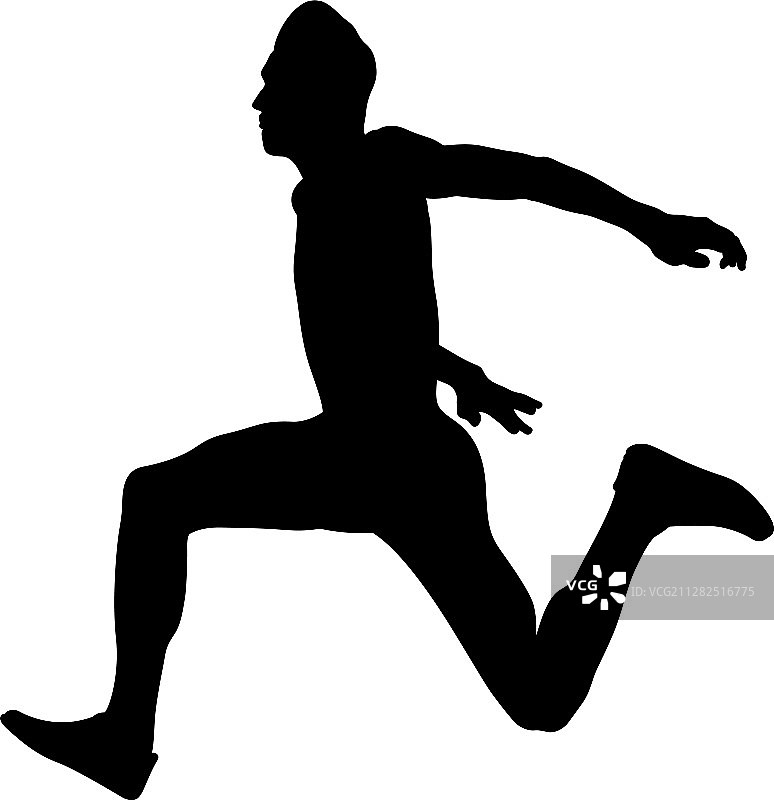 男子三级跳远图片素材