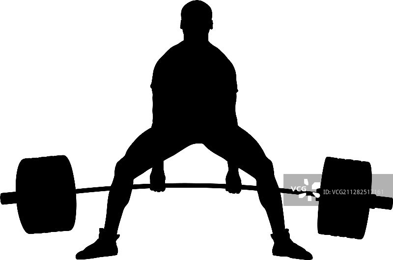 硬举力量举比赛运动员图片素材