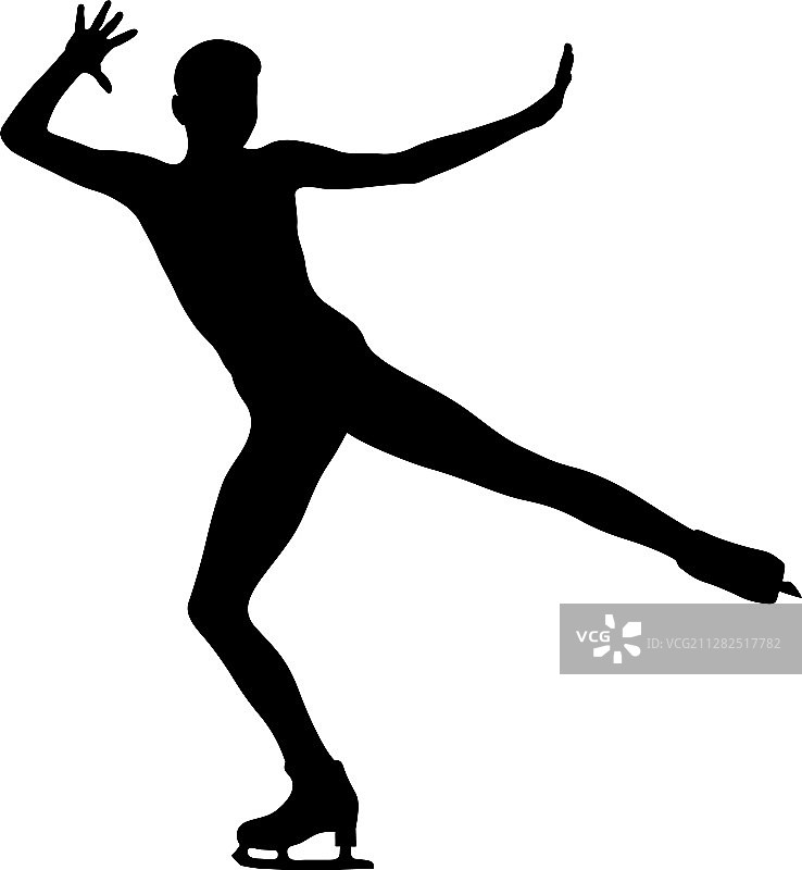 滑冰舞蹈女人图片素材