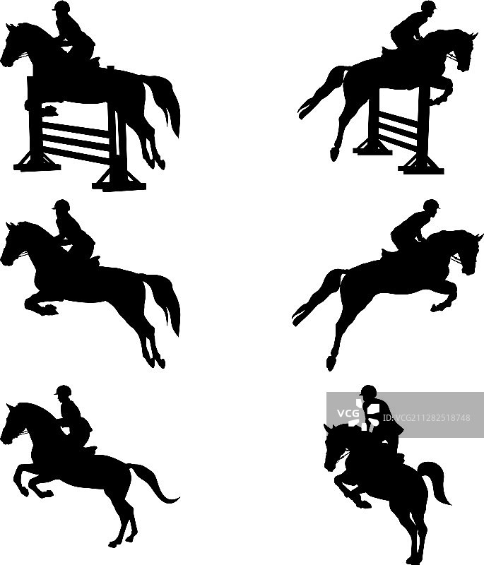 马术运动团体图片素材