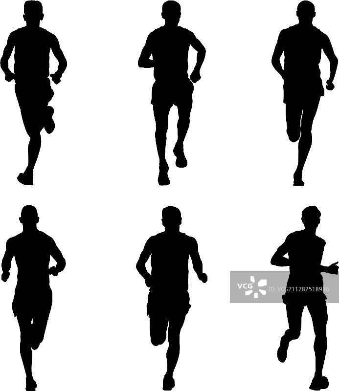 马拉松跑步图片素材