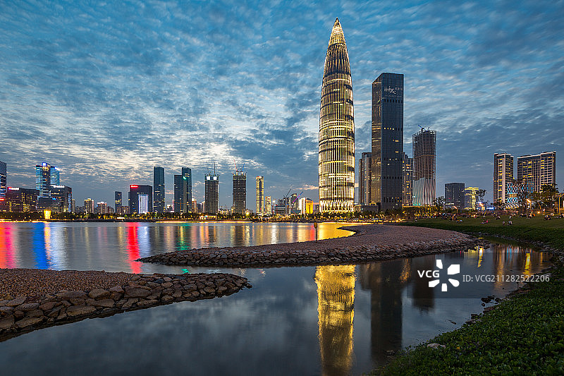 深圳人才公园夜景-9图片素材