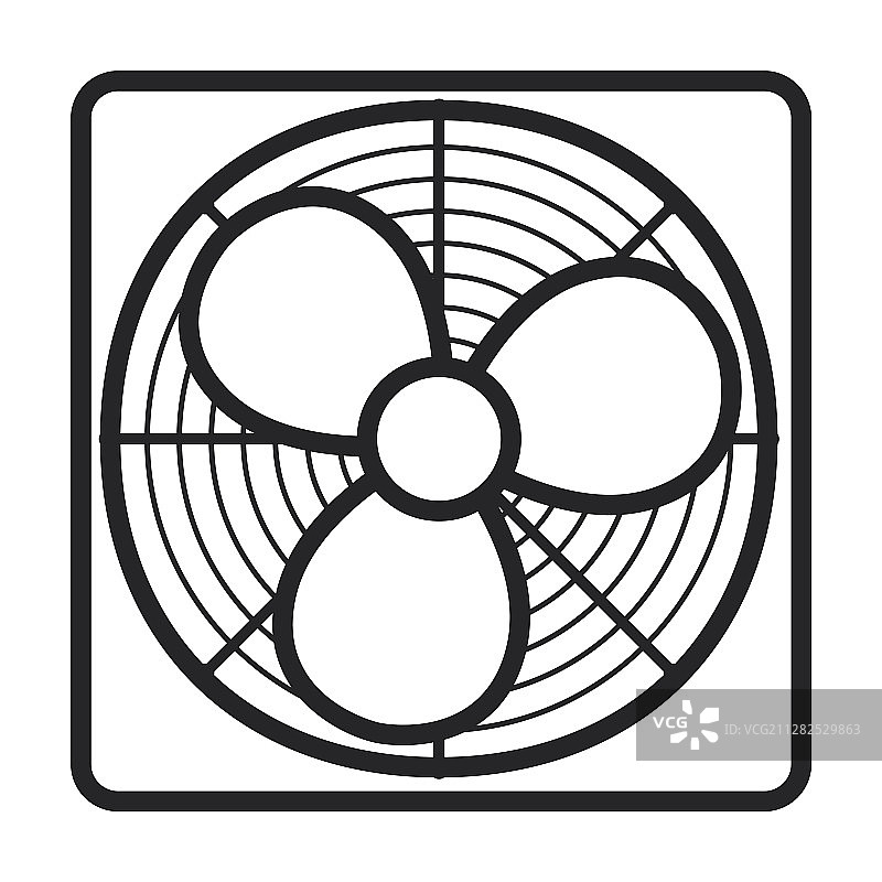 线性通风图标图片素材