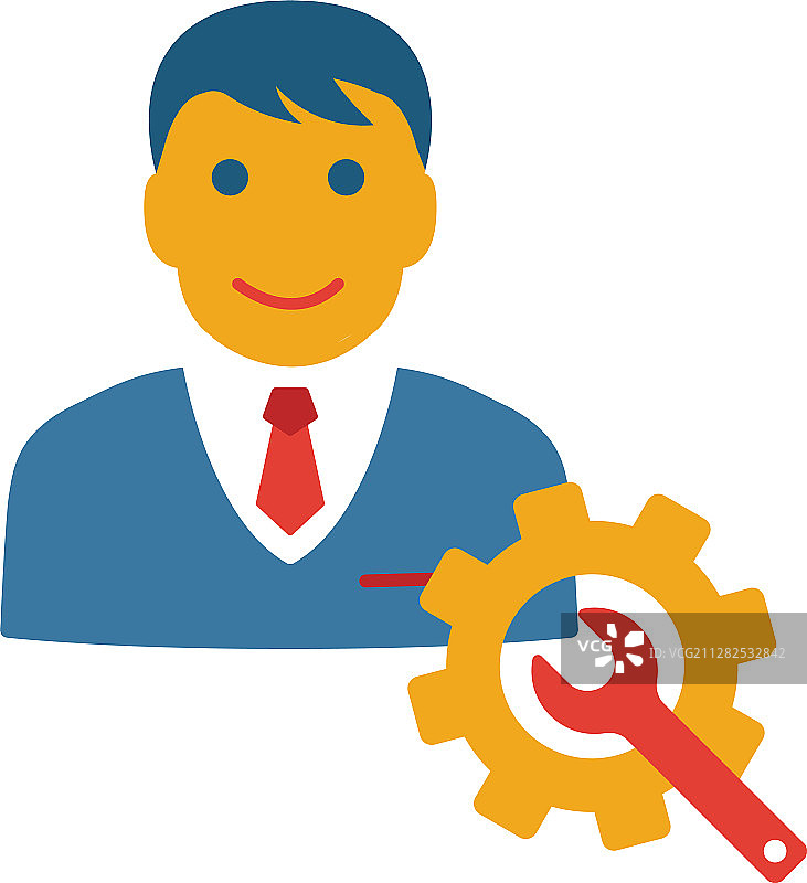 故障排除图标扁平元素图片素材