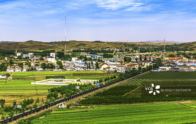 小镇风光图片素材