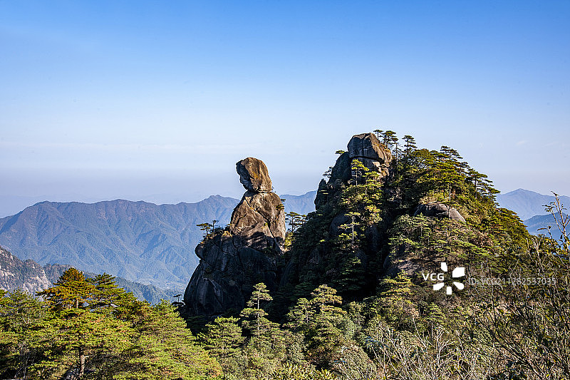 江西上饶三清山《女神峰》图片素材