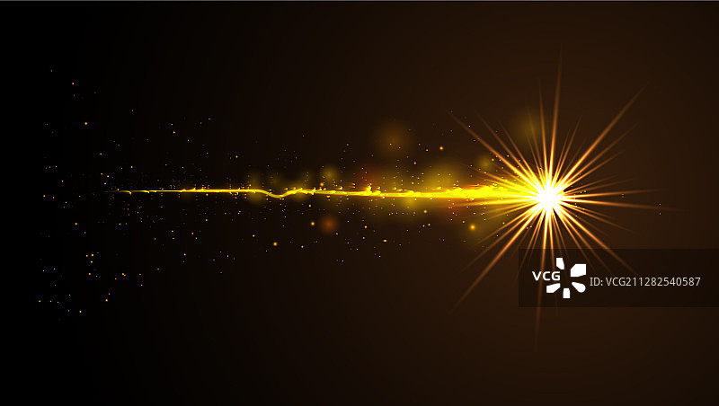 火焰彗星飞行闪耀光芒图片素材