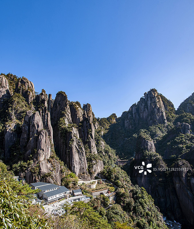 江西上饶三清山日上山庄图片素材