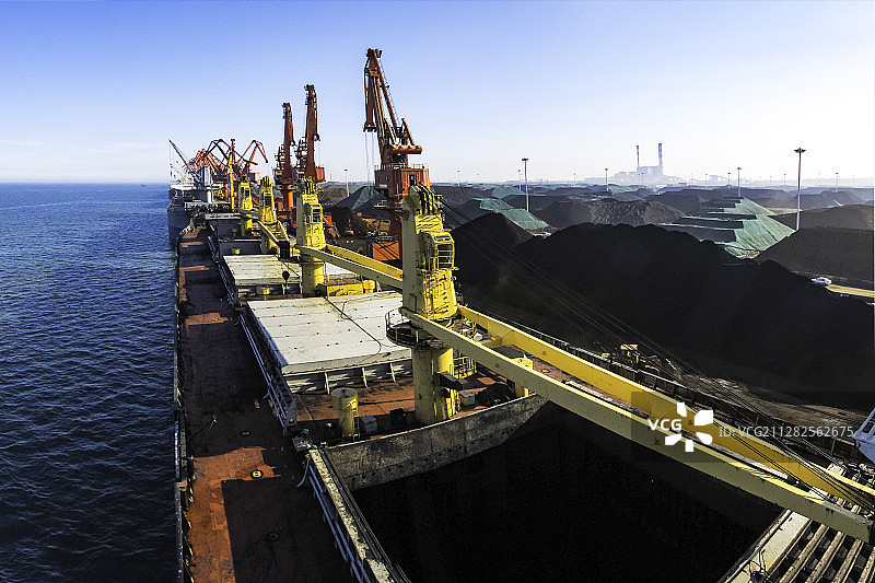 港口 煤炭码头图片素材