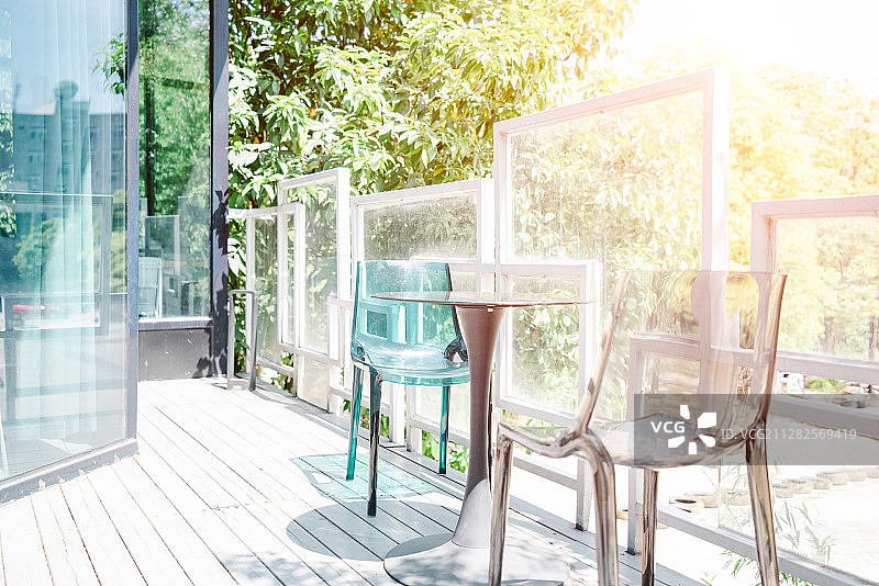 阳台茶吧图片素材