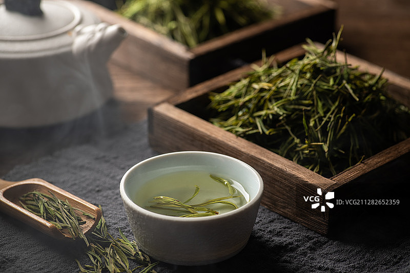 安吉白茶图片素材