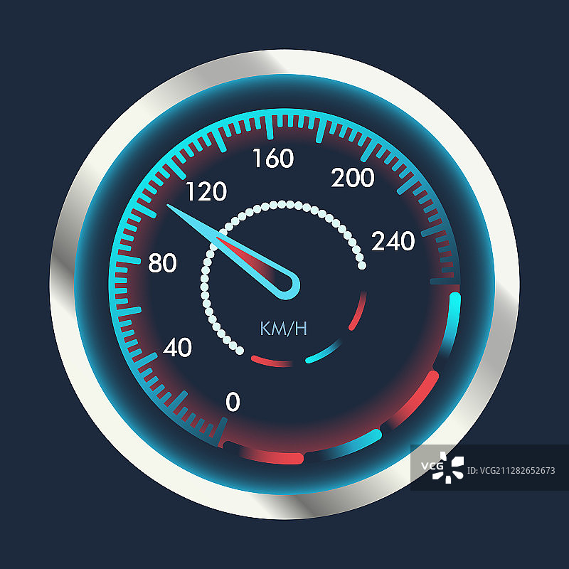 仪表盘设备的速度计图片素材