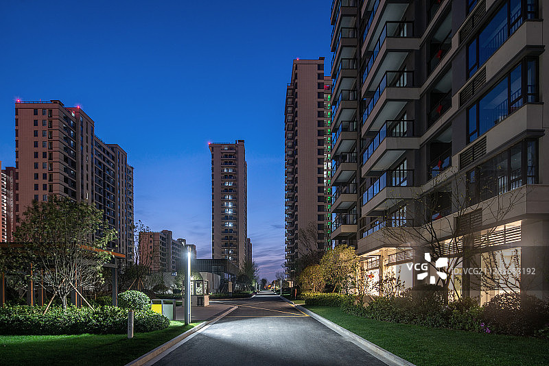 房地产楼盘居住生活小区建筑景观图片素材