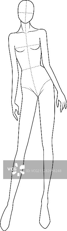 10头身时尚人物模板10图片素材