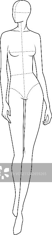 10头时尚人物模板图片素材