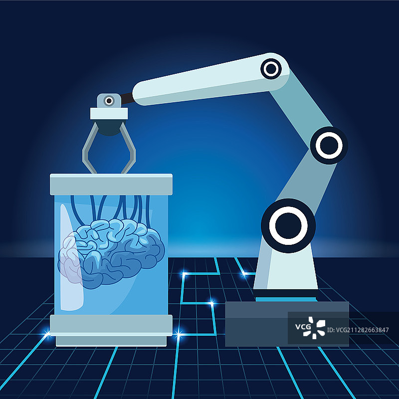 人工智能技术机械臂图片素材