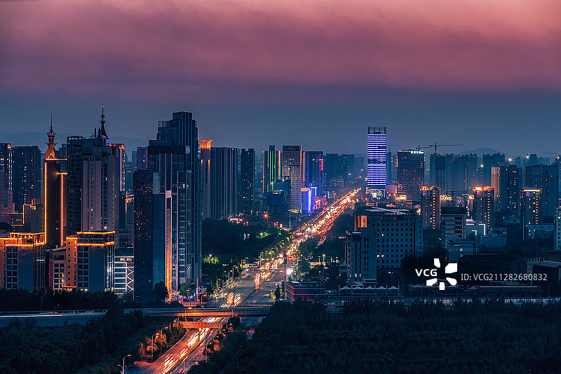 邯郸夜景图片素材