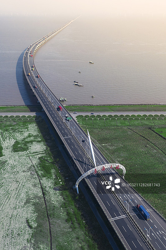 上海东海大桥图片素材