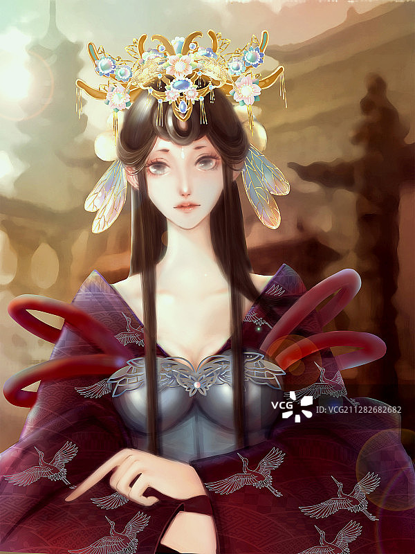 原创古风厚涂图片素材