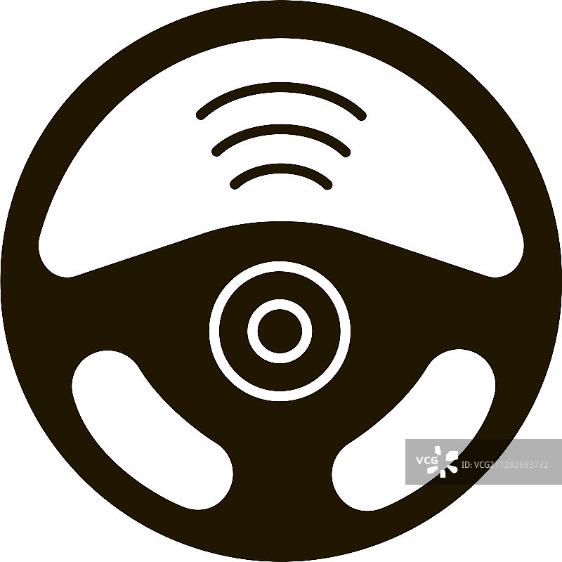 自动驾驶汽车图标图片素材