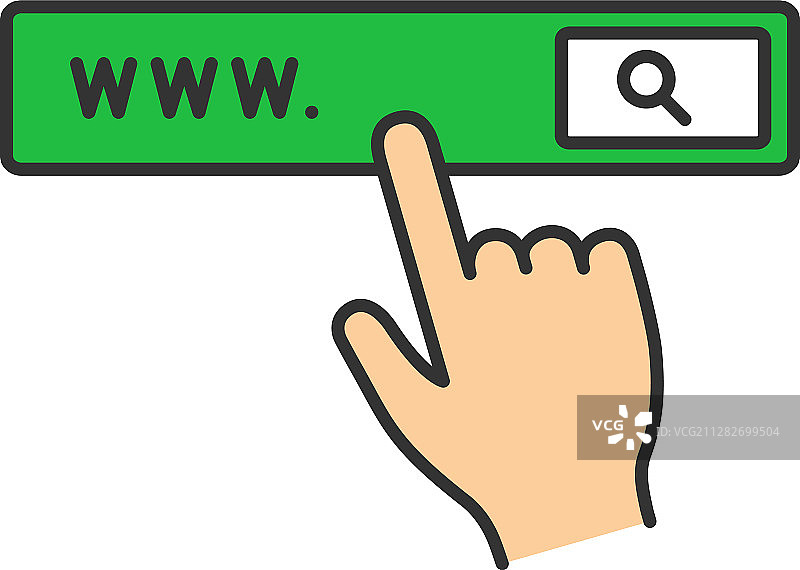 搜索栏按钮彩色图标图片素材