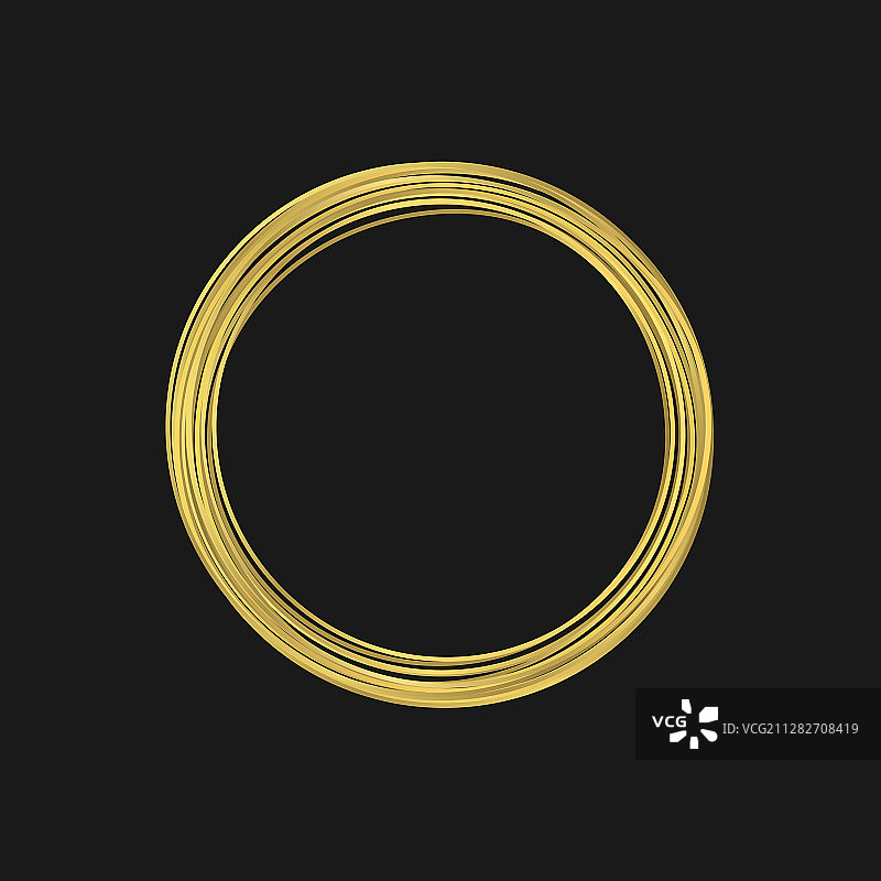 金色抽象图形图片素材