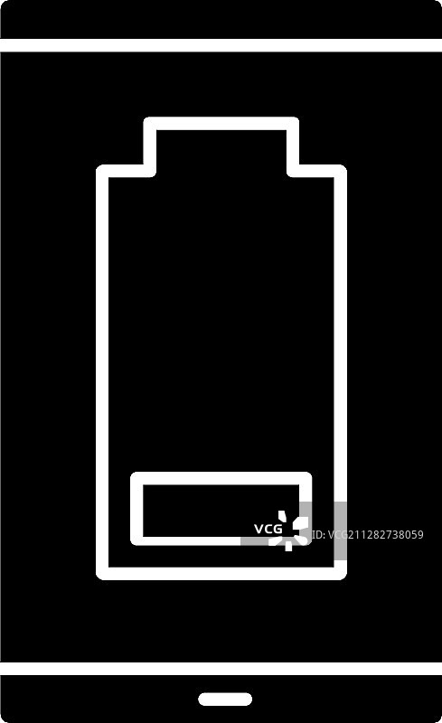 智能手机低电量标志符号图标图片素材