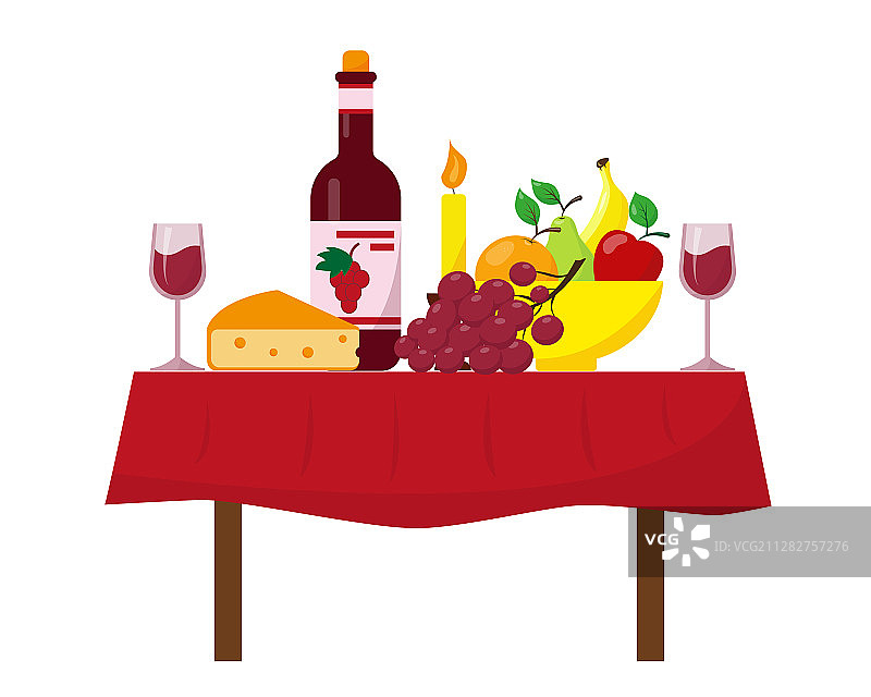 节日餐桌图片素材